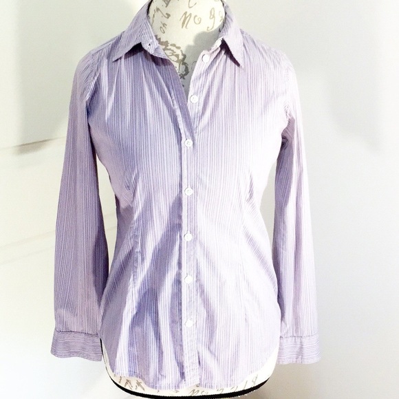 J. JILL - Button-Front Stretch Blouse - Picture 1 of 6